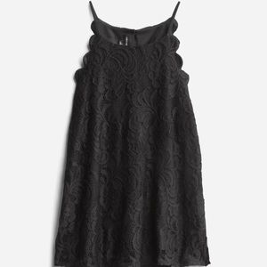 Laced Black Halter Tank size medium